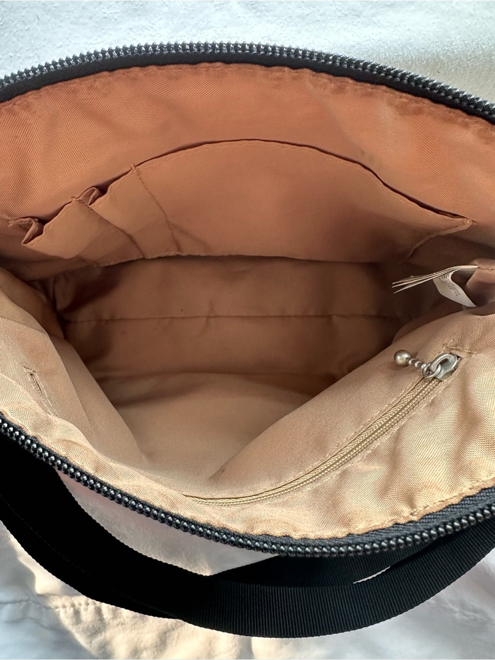 Baggallini Black Crossbody Organizer with Silver Accents - Picture 6 of 9
